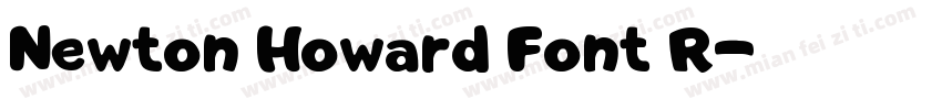 Newton Howard Font R字体转换